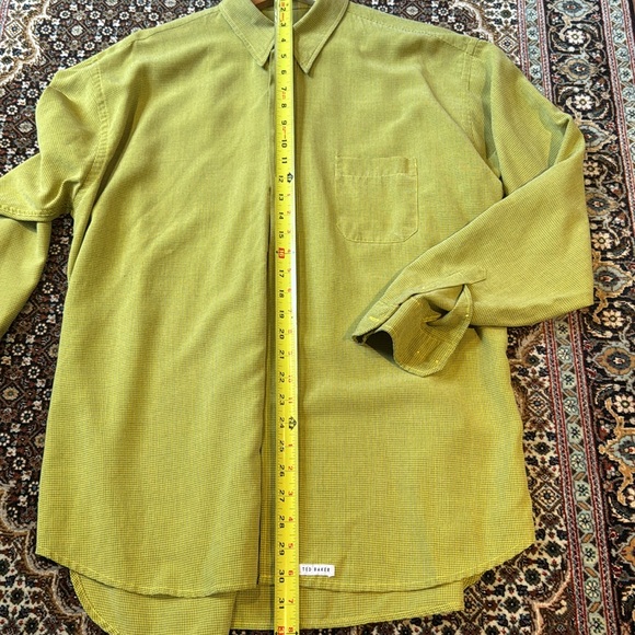 Vintage Ted Baker shirt in good used condition Ted size 4 approximately L - Picture 10 of 11